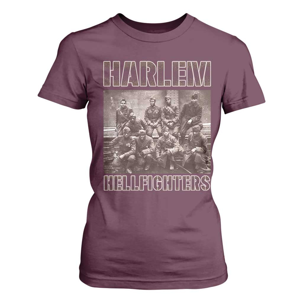 Harlem Hellfighters T Shirt For Women The 369th Infantry Regiment Black History Military Soldiers