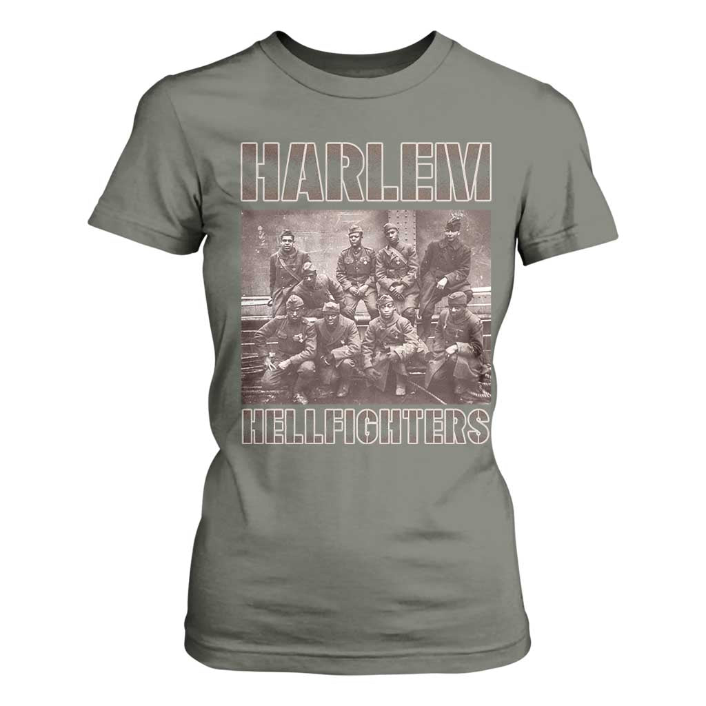 Harlem Hellfighters T Shirt For Women The 369th Infantry Regiment Black History Military Soldiers