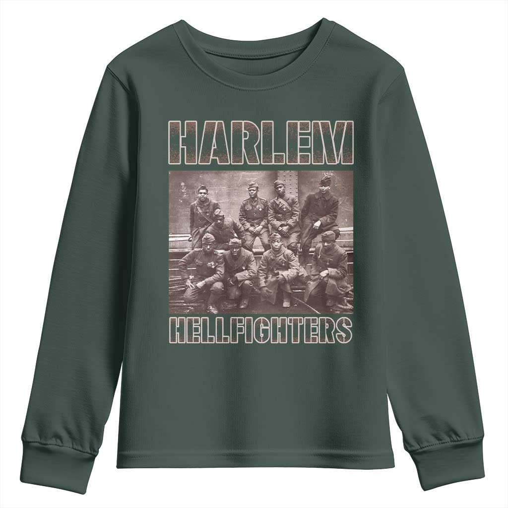 Harlem Hellfighters Youth Sweatshirt The 369th Infantry Regiment Black History Military Soldiers