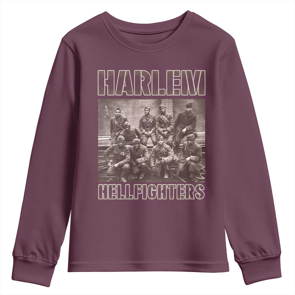 Harlem Hellfighters Youth Sweatshirt The 369th Infantry Regiment Black History Military Soldiers