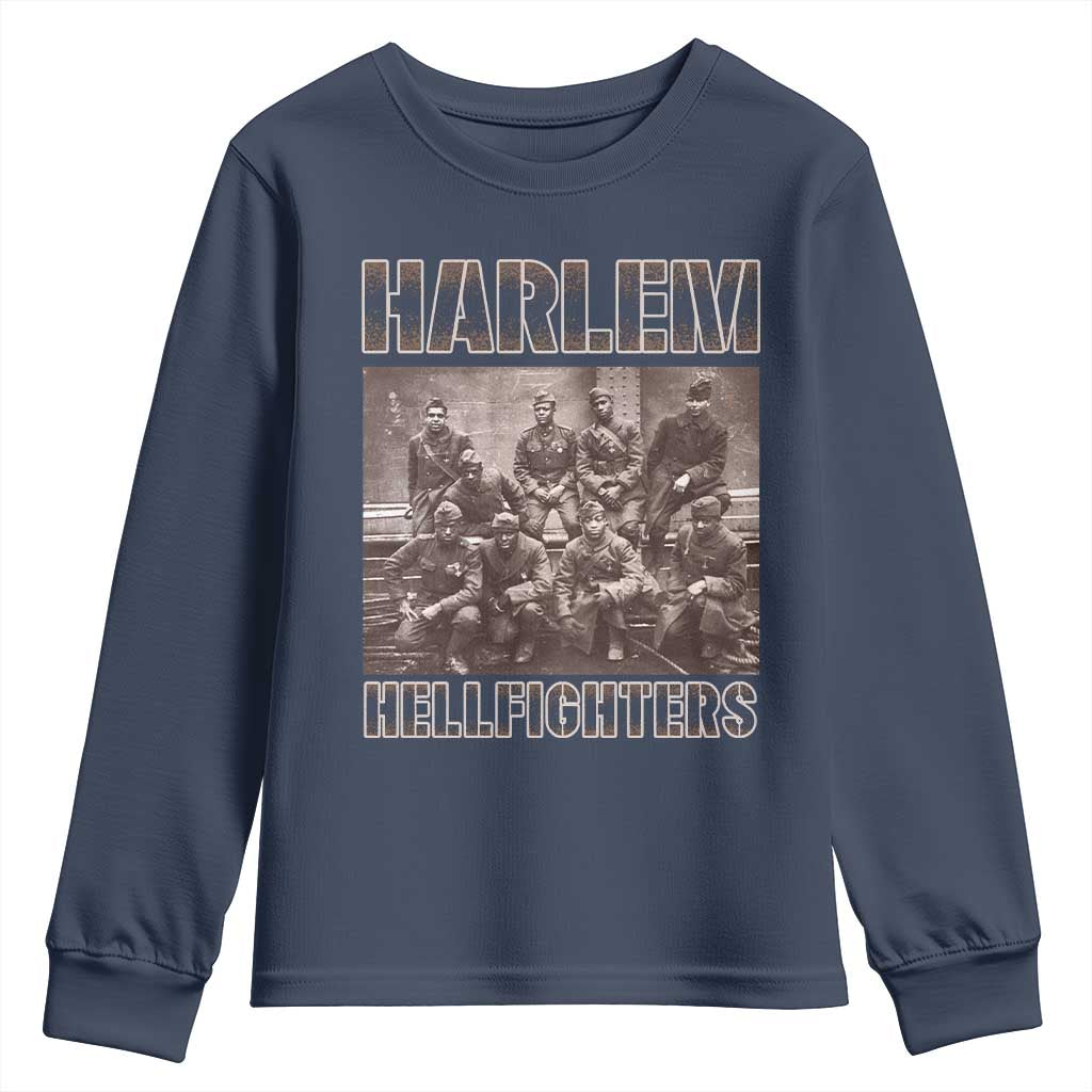 Harlem Hellfighters Youth Sweatshirt The 369th Infantry Regiment Black History Military Soldiers