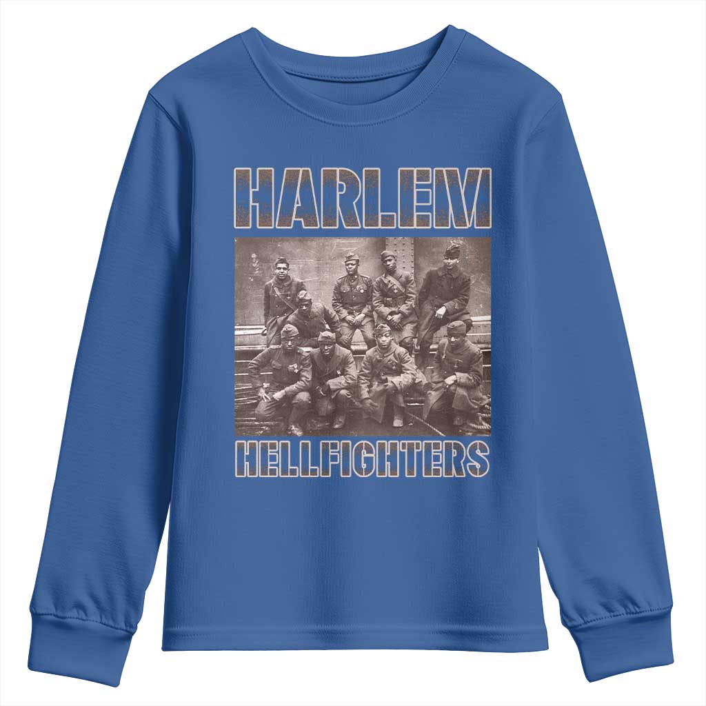 Harlem Hellfighters Youth Sweatshirt The 369th Infantry Regiment Black History Military Soldiers