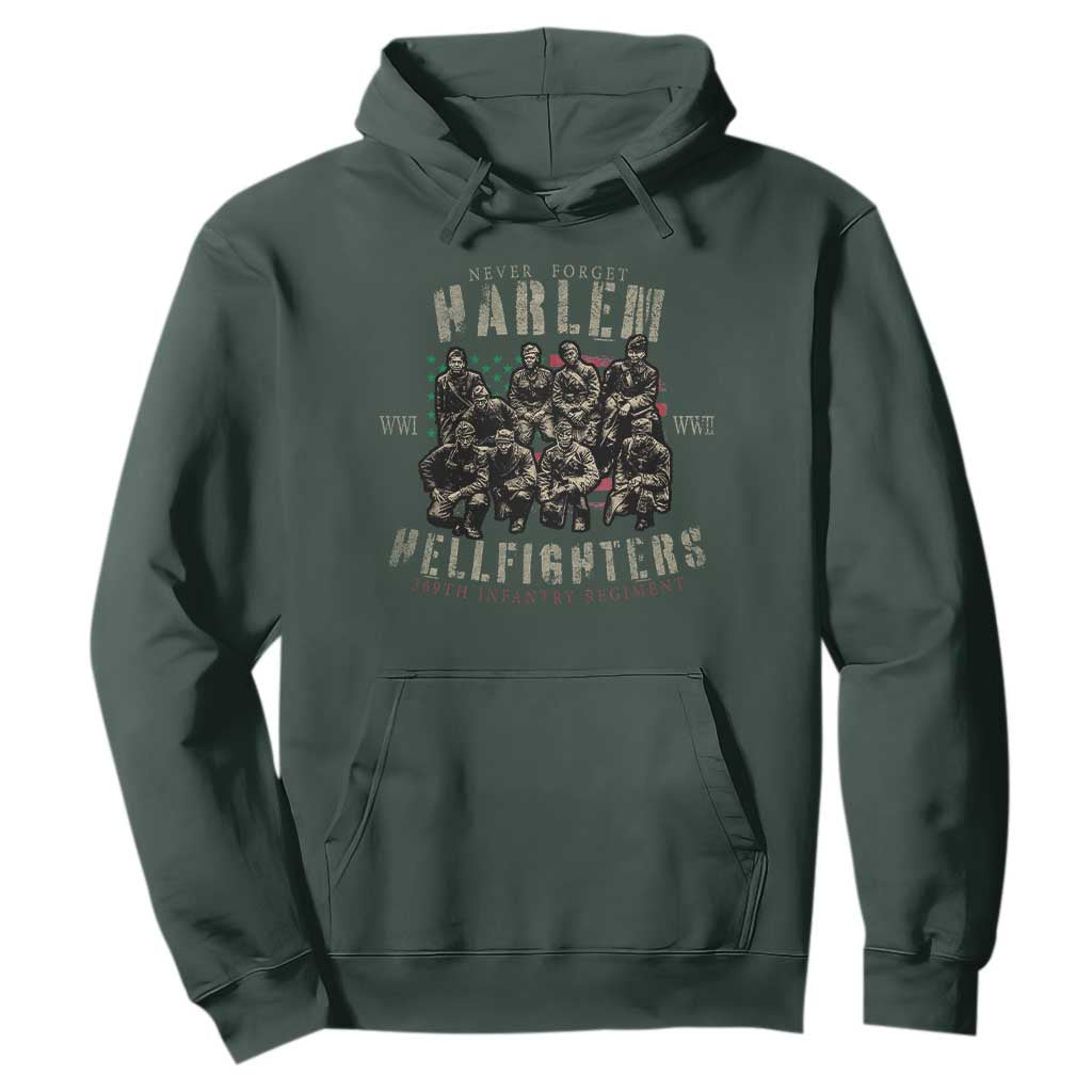 Harlem Hellfighters Hoodie American Military Soldiers Black History