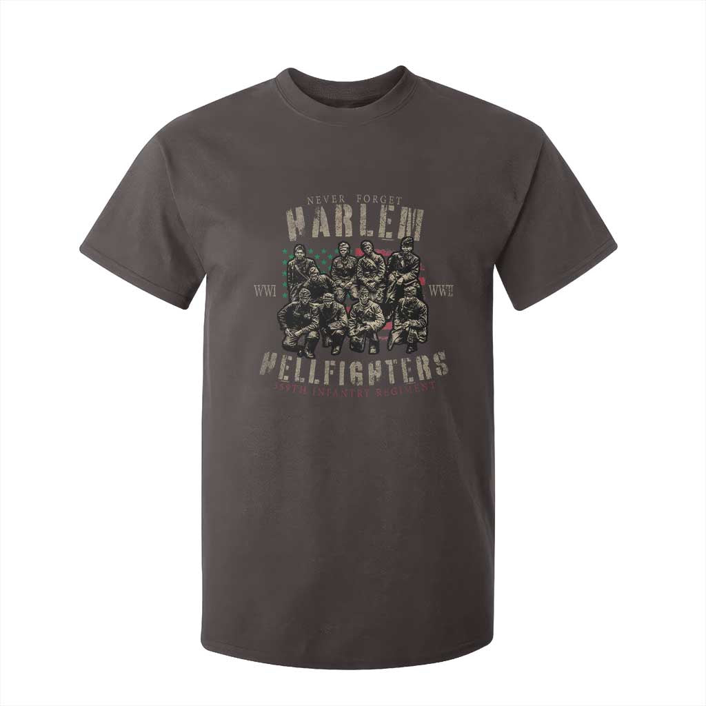 Harlem Hellfighters T Shirt For Kid American Military Soldiers Black History