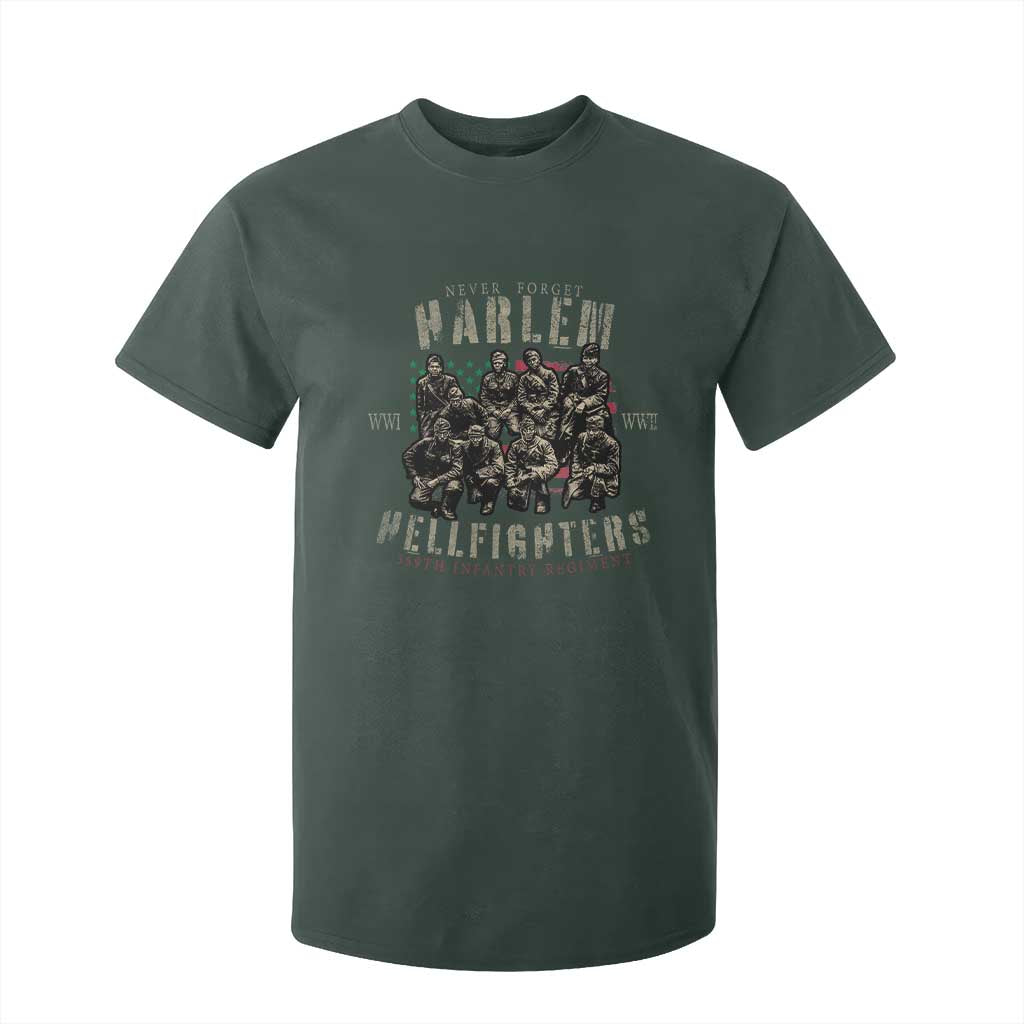 Harlem Hellfighters T Shirt For Kid American Military Soldiers Black History