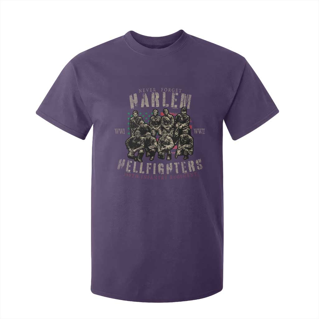 Harlem Hellfighters T Shirt For Kid American Military Soldiers Black History