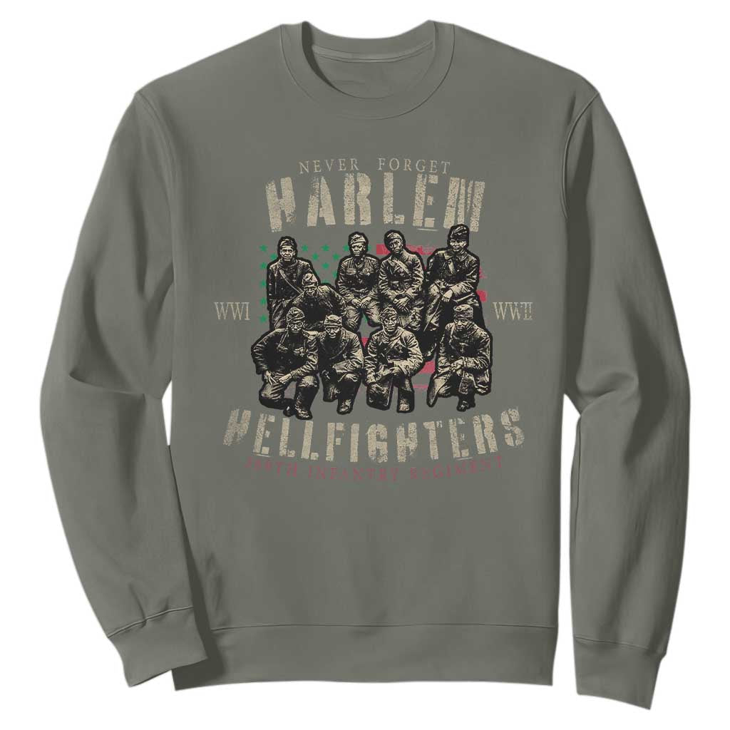 Harlem Hellfighters Sweatshirt American Military Soldiers Black History