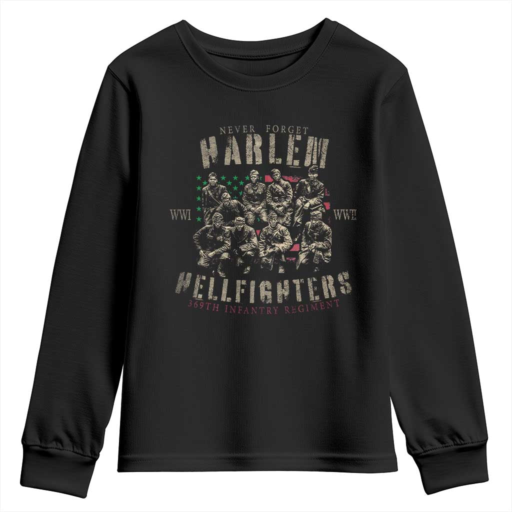 Harlem Hellfighters Youth Sweatshirt American Military Soldiers Black History
