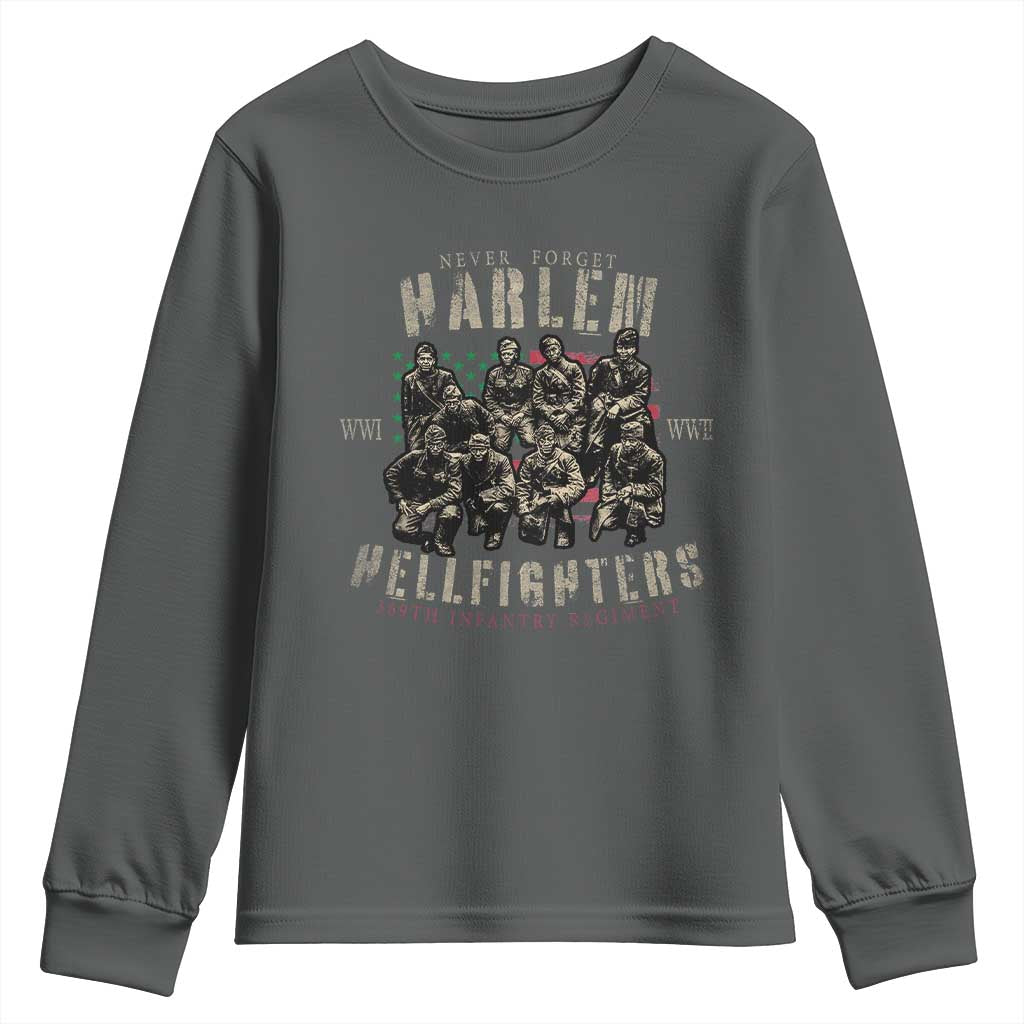 Harlem Hellfighters Youth Sweatshirt American Military Soldiers Black History