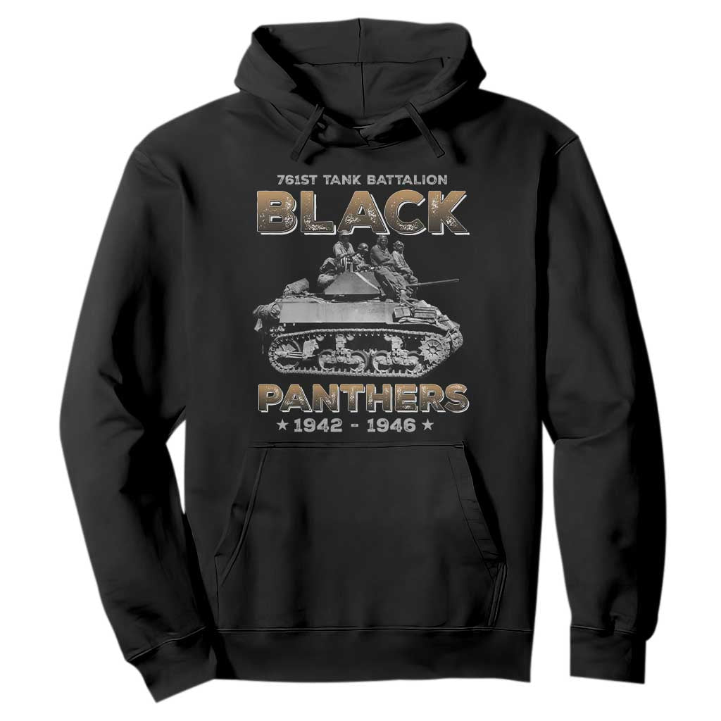 761st Tank Battalion Tribute Hoodie Black Panther Party History