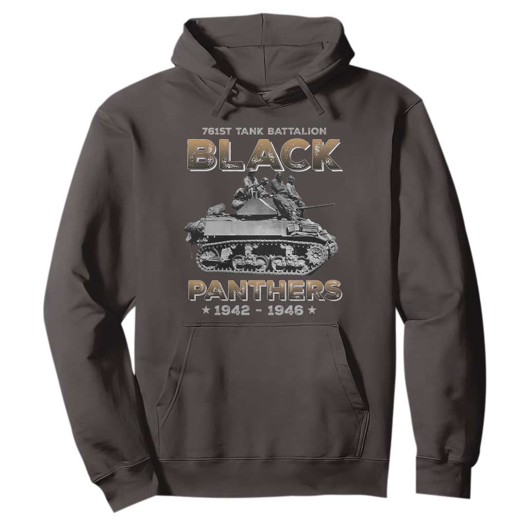 761st Tank Battalion Tribute Hoodie Black Panther Party History