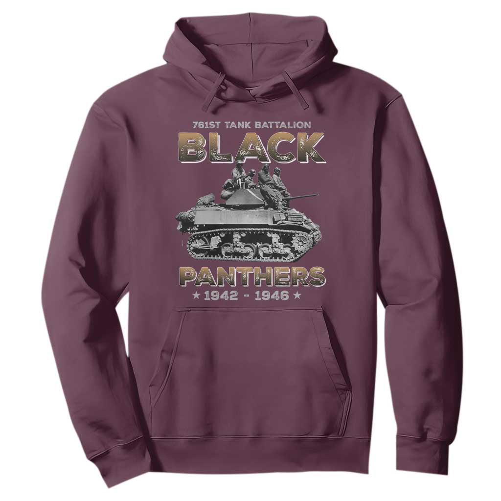 761st Tank Battalion Tribute Hoodie Black Panther Party History