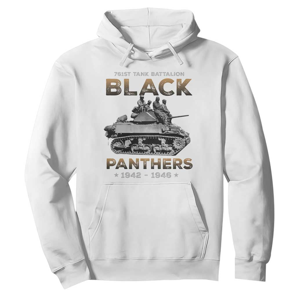 761st Tank Battalion Tribute Hoodie Black Panther Party History