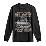 761st Tank Battalion Tribute Long Sleeve Shirt Black Panther Party History