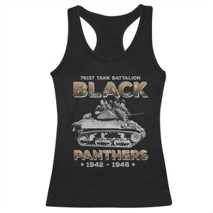 761st Tank Battalion Tribute Racerback Tank Top Black Panther Party History