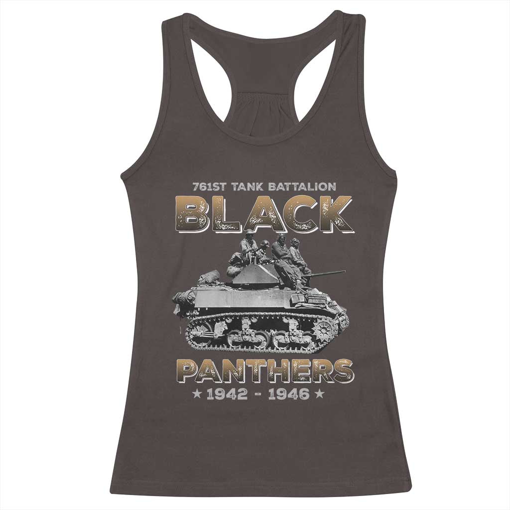761st Tank Battalion Tribute Racerback Tank Top Black Panther Party History