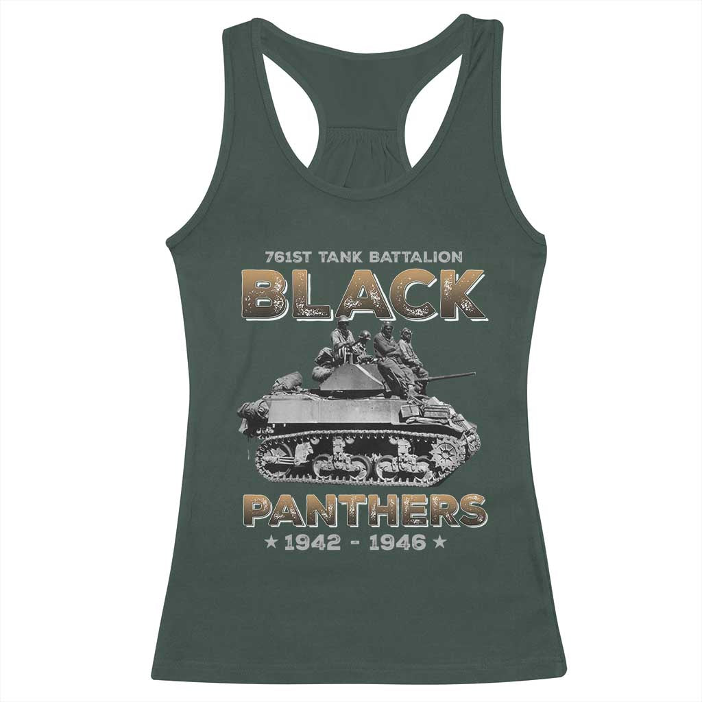 761st Tank Battalion Tribute Racerback Tank Top Black Panther Party History