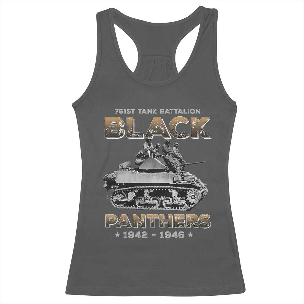761st Tank Battalion Tribute Racerback Tank Top Black Panther Party History