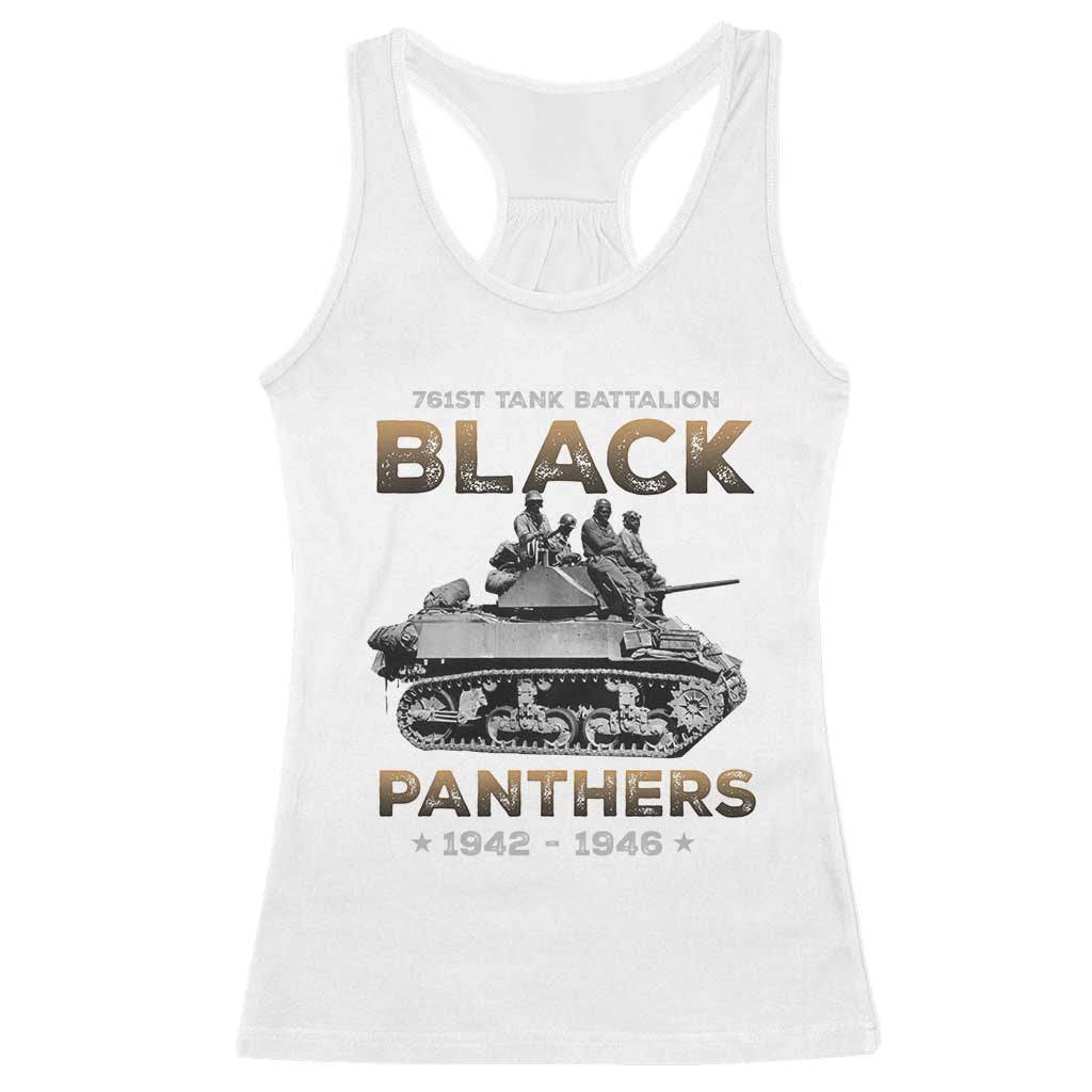 761st Tank Battalion Tribute Racerback Tank Top Black Panther Party History