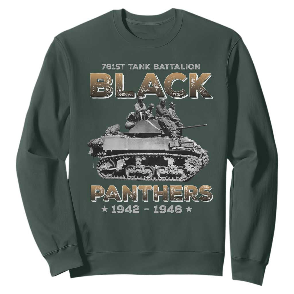 761st Tank Battalion Tribute Sweatshirt Black Panther Party History