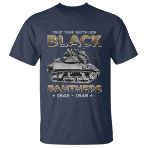 761st Tank Battalion Tribute T Shirt Black Panther Party History