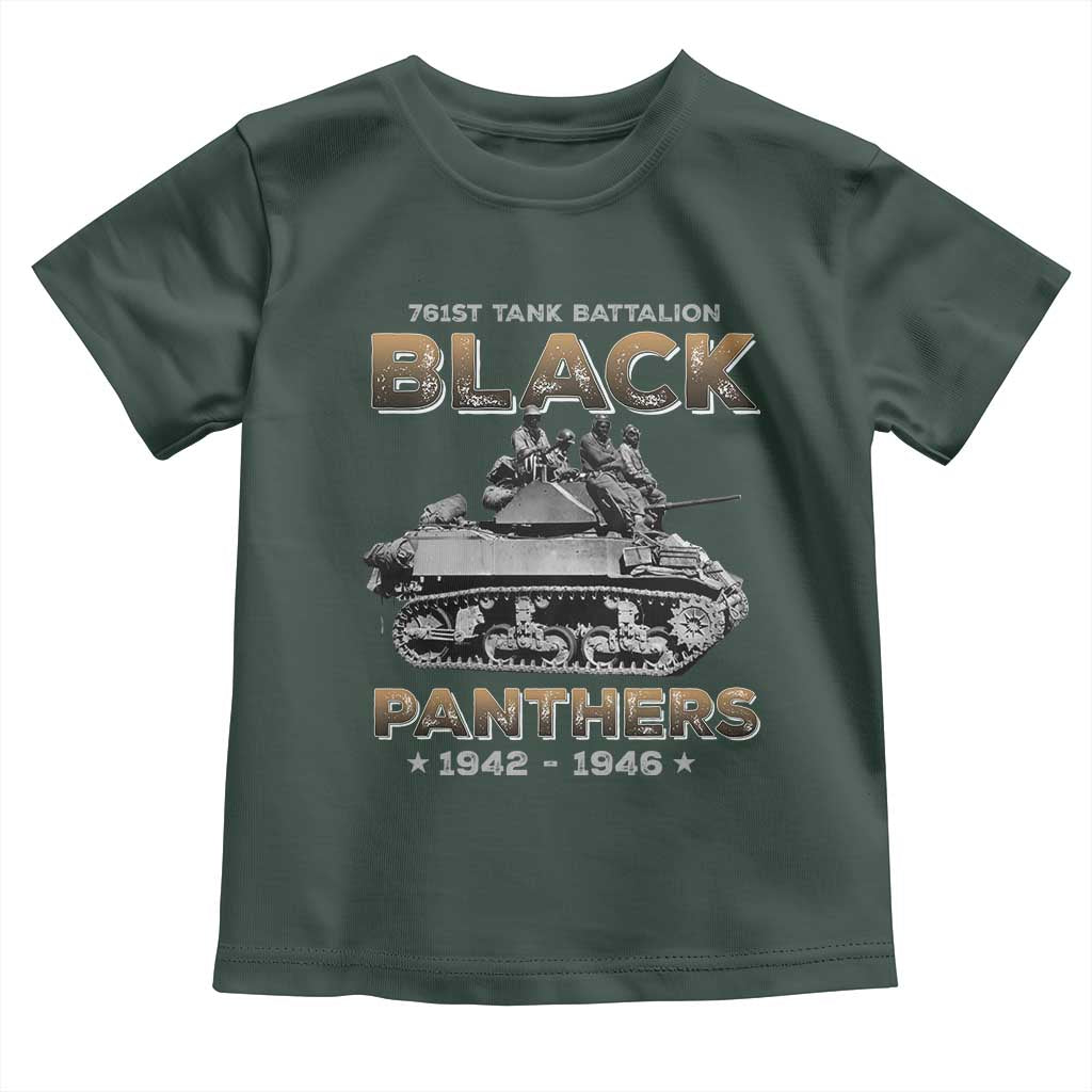 761st Tank Battalion Tribute Toddler T Shirt Black Panther Party History