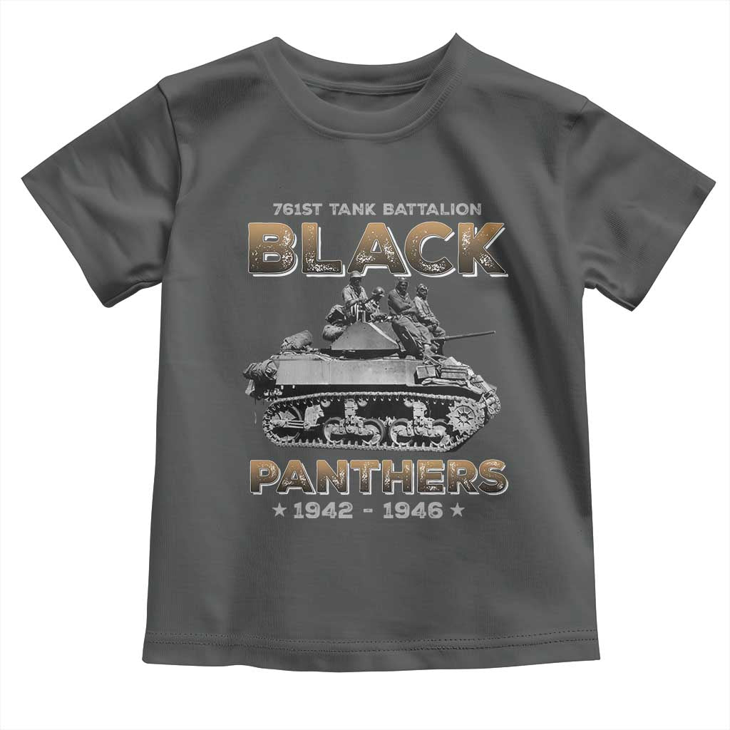 761st Tank Battalion Tribute Toddler T Shirt Black Panther Party History