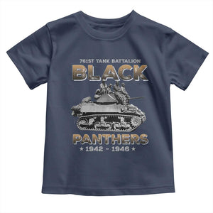 761st Tank Battalion Tribute Toddler T Shirt Black Panther Party History