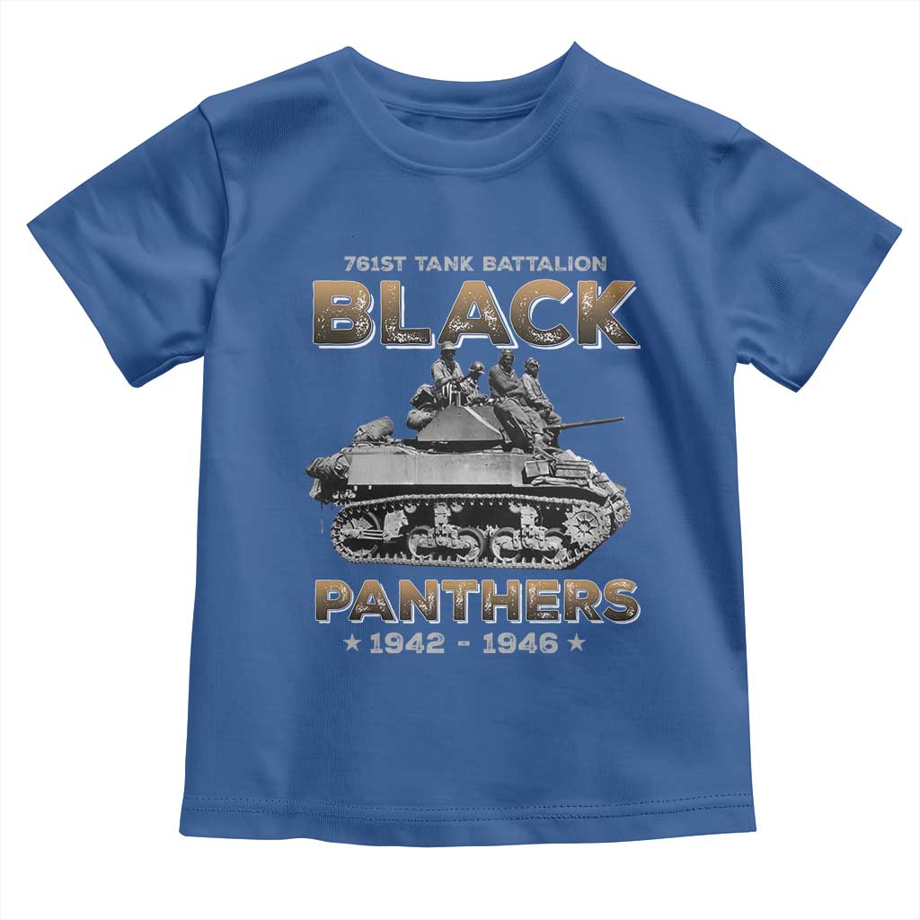761st Tank Battalion Tribute Toddler T Shirt Black Panther Party History