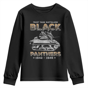 761st Tank Battalion Tribute Youth Sweatshirt Black Panther Party History