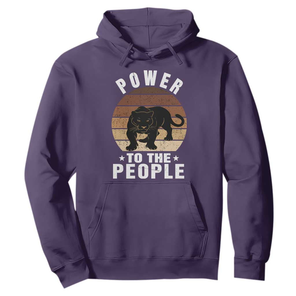 Black Panther Party Hoodie Power To The People Black History