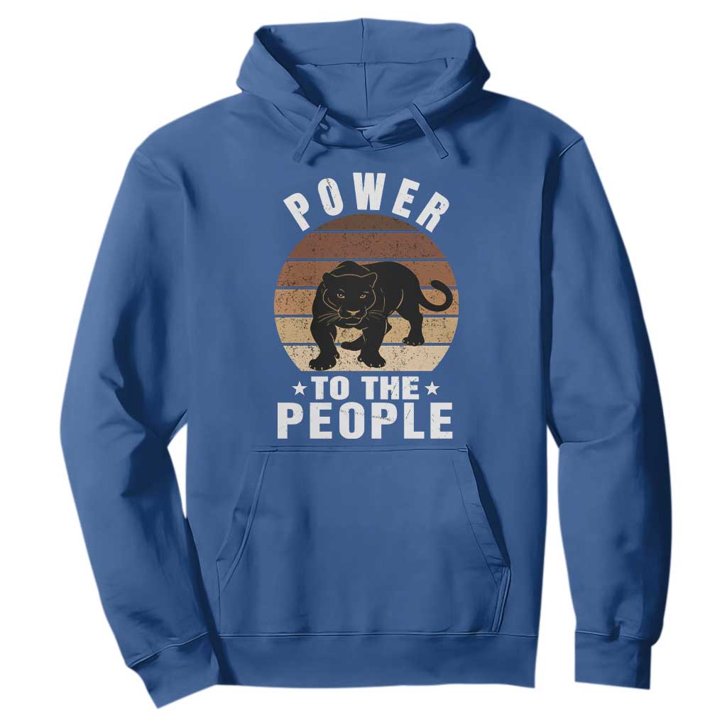 Black Panther Party Hoodie Power To The People Black History