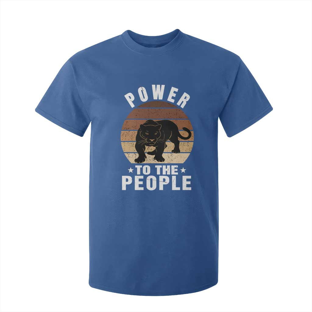 Black Panther Party T Shirt For Kid Power To The People Black History