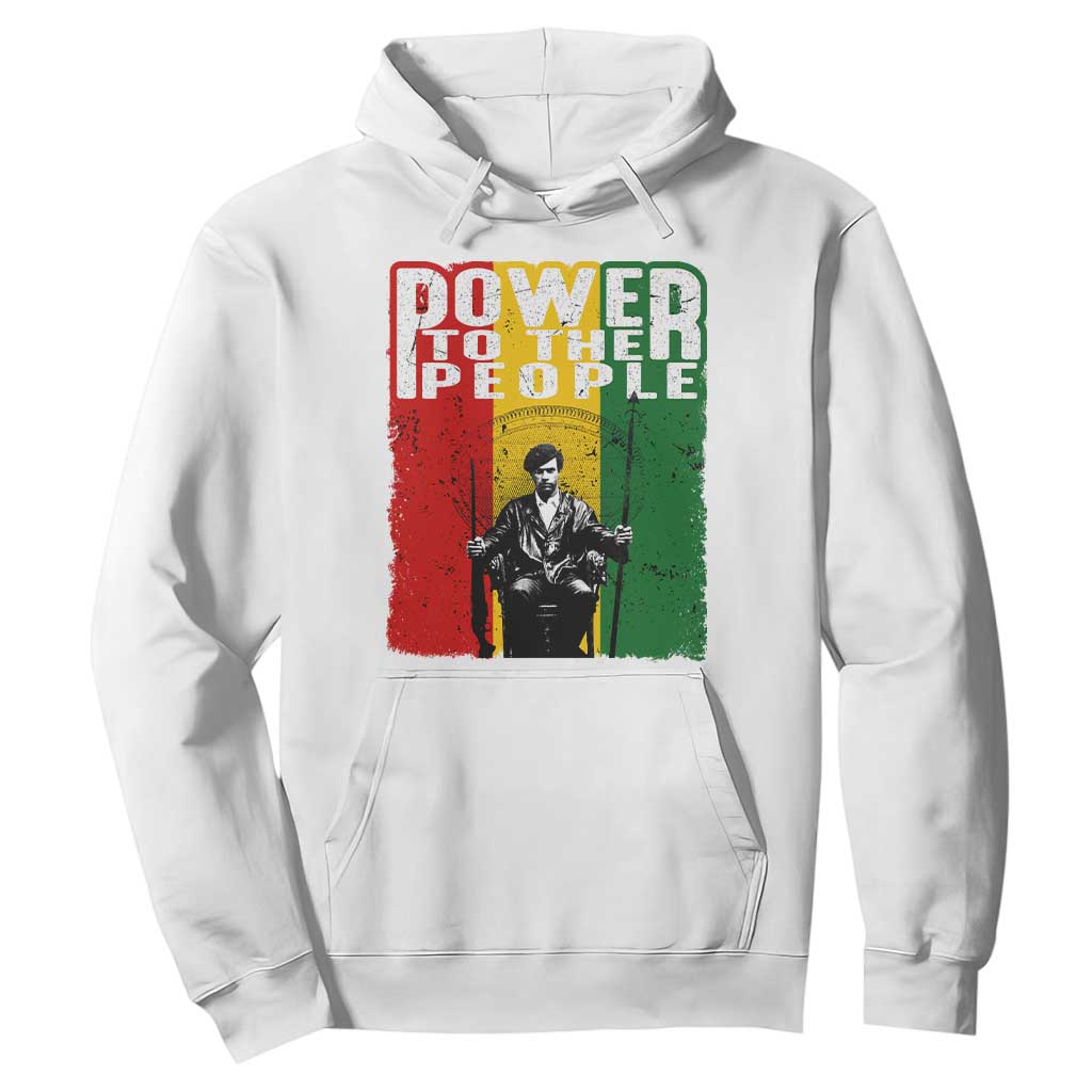 Black Panther Party Huey P. Newton Hoodie Power To The People