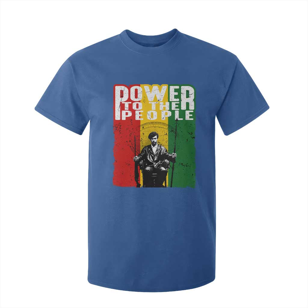 Black Panther Party Huey P. Newton T Shirt For Kid Power To The People