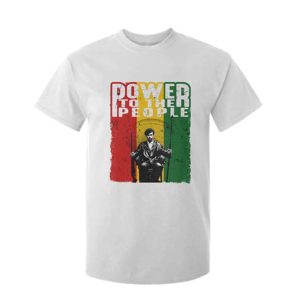 Black Panther Party Huey P. Newton T Shirt For Kid Power To The People