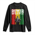 Black Panther Party Huey P. Newton Long Sleeve Shirt Power To The People