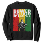 Black Panther Party Huey P. Newton Sweatshirt Power To The People