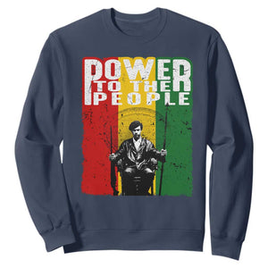 Black Panther Party Huey P. Newton Sweatshirt Power To The People