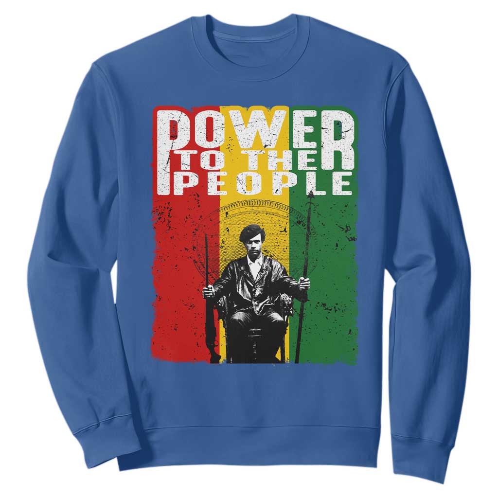 Black Panther Party Huey P. Newton Sweatshirt Power To The People
