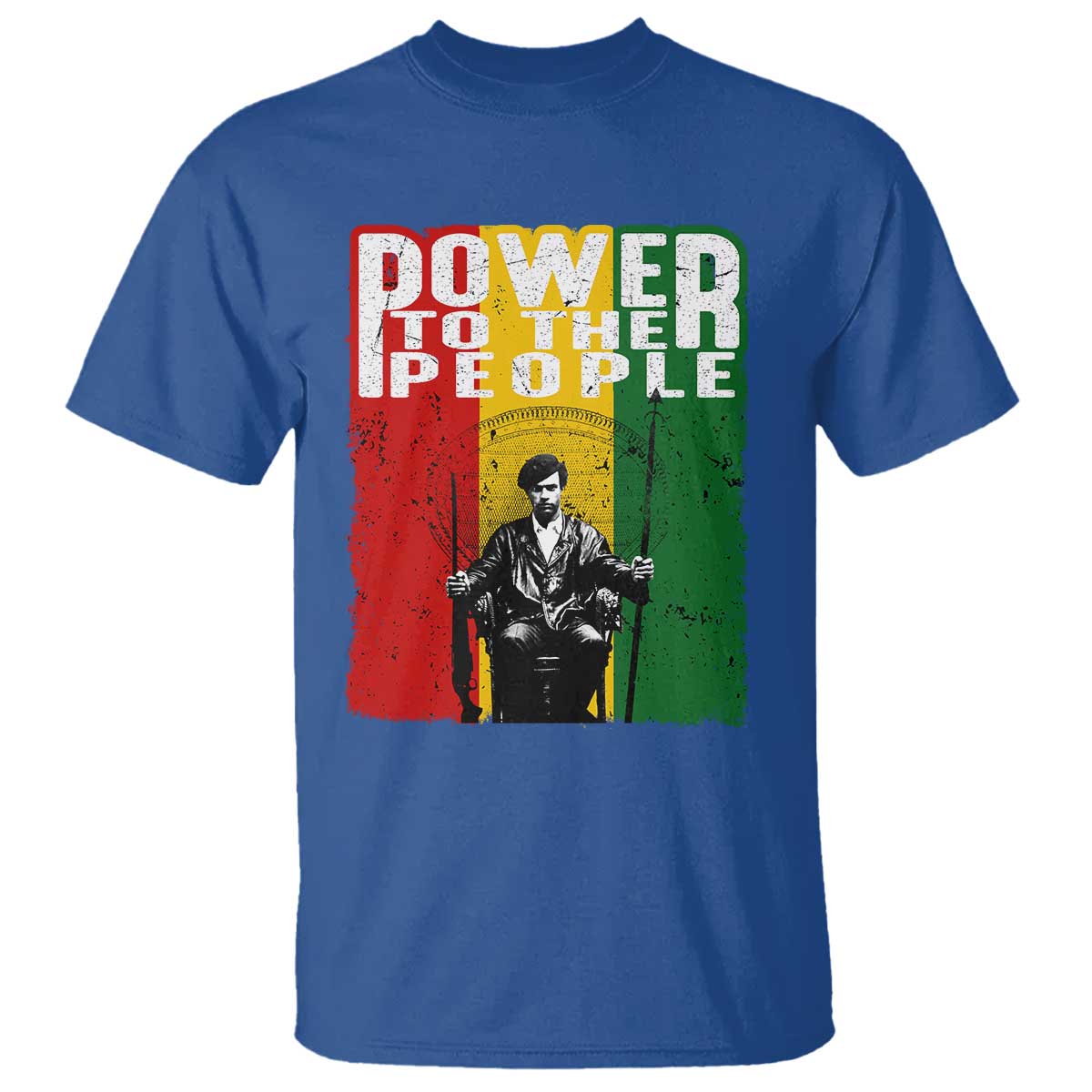 Black Panther Party Huey P. Newton T Shirt Power To The People