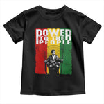 Black Panther Party Huey P. Newton Toddler T Shirt Power To The People