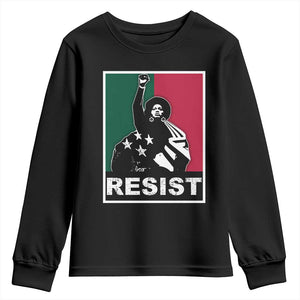 Resist Angela Davis Youth Sweatshirt Black Panther Party History Civil Rights