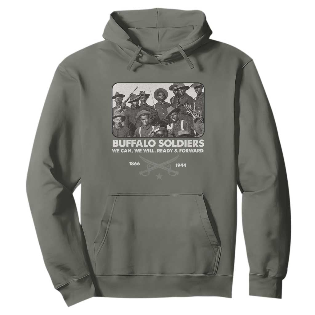 Buffalo Soldiers Hoodie We Can We Will Ready Forward Black History