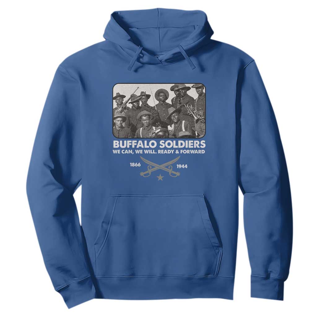 Buffalo Soldiers Hoodie We Can We Will Ready Forward Black History