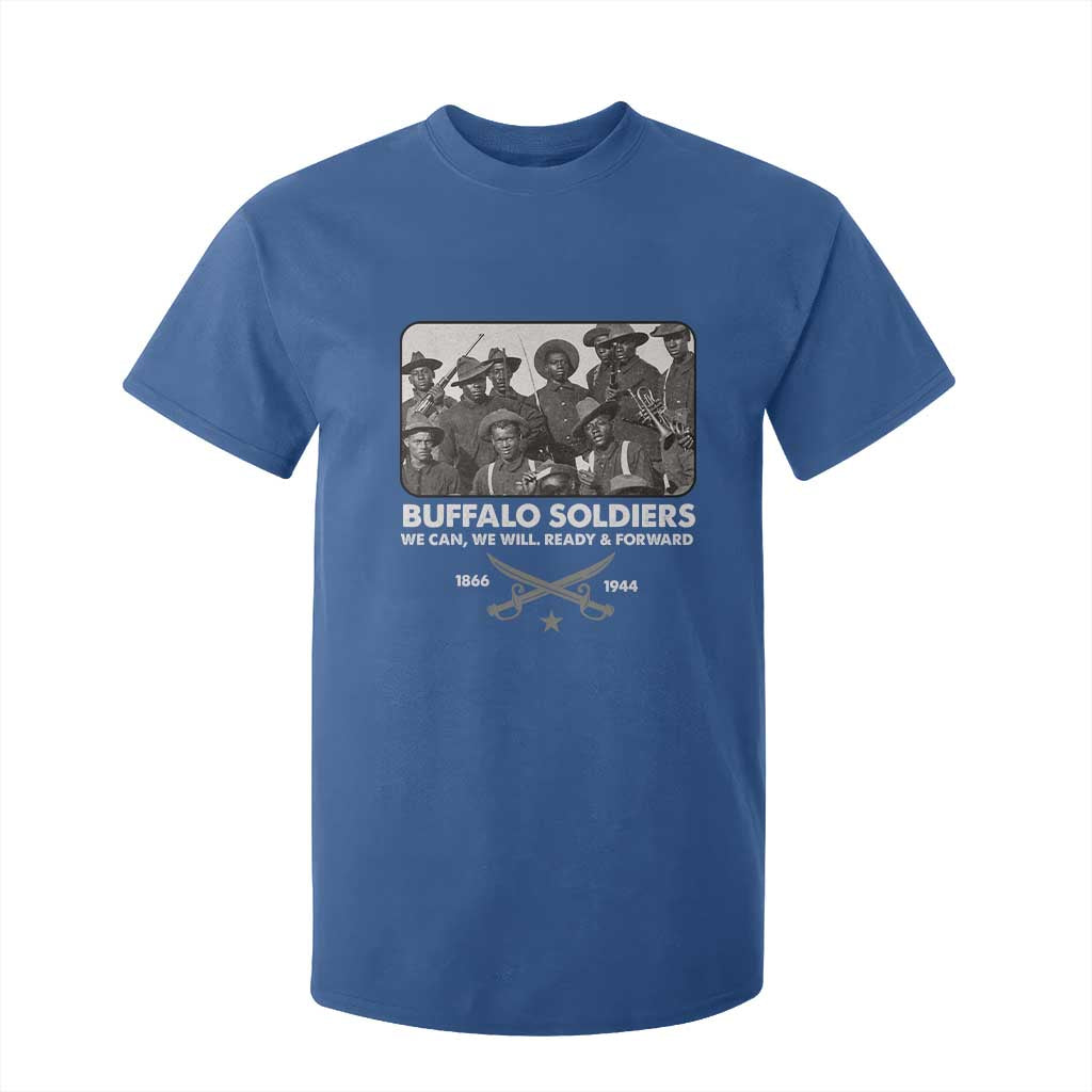 Buffalo Soldiers T Shirt For Kid We Can We Will Ready Forward Black History