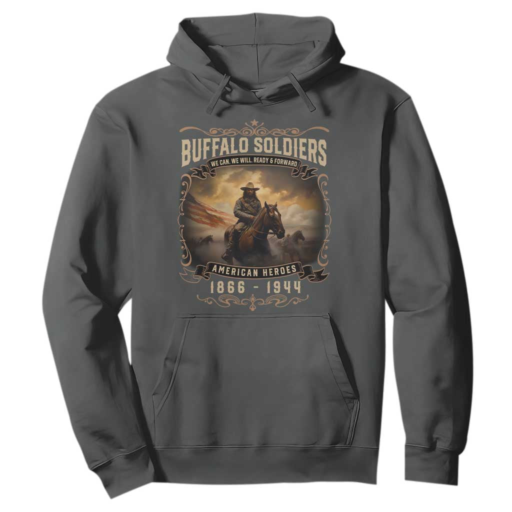 Buffalo Soldiers Hoodie American Heros Cavalry Black History