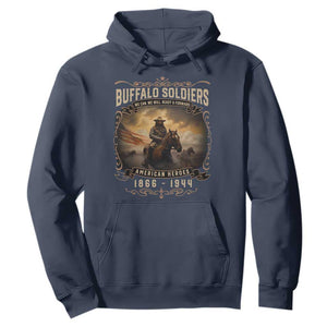 Buffalo Soldiers Hoodie American Heros Cavalry Black History