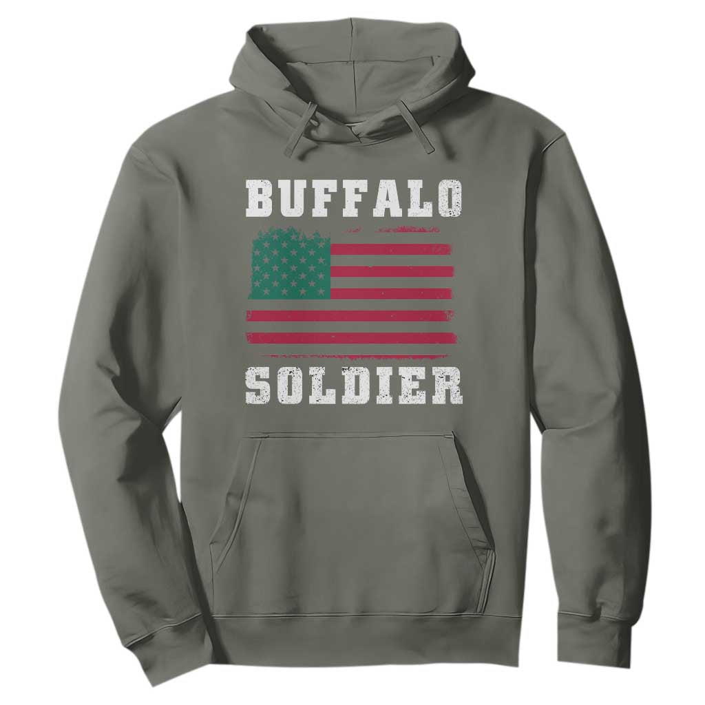 Buffalo Soldiers Hoodie African American Cavalry Black History
