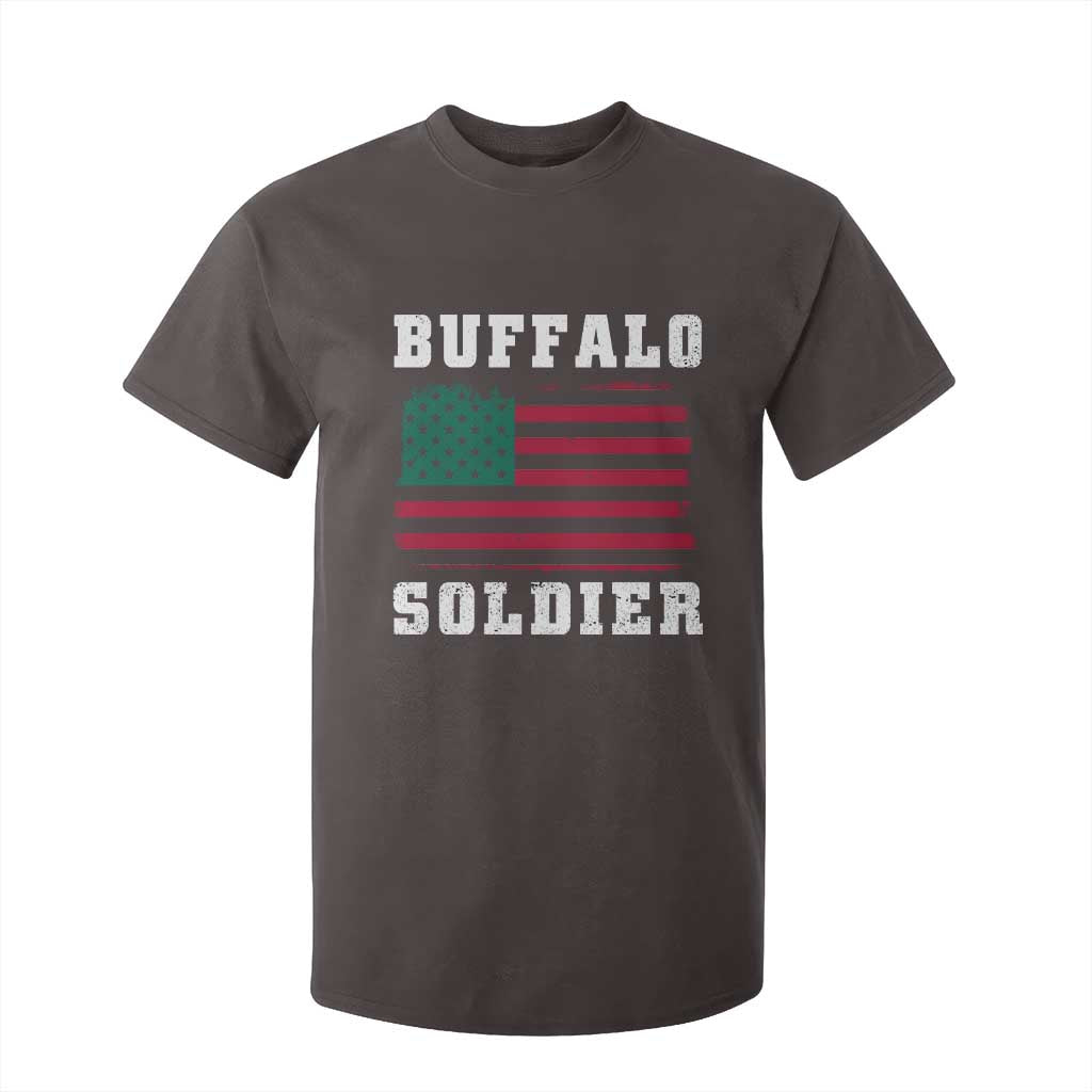 Buffalo Soldiers T Shirt For Kid African American Cavalry Black History